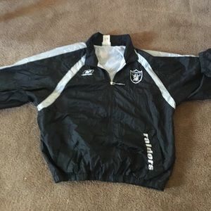 Vintage raiders reebok windbreaker